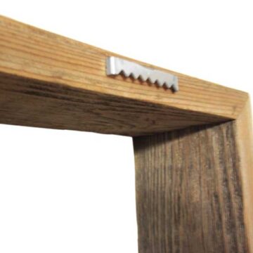 Farmhouse Style Rustic Wood Shadow Box Frames - Reclaimed Weathered Wood - Barn Wood Character (Weathered Grey, Square)