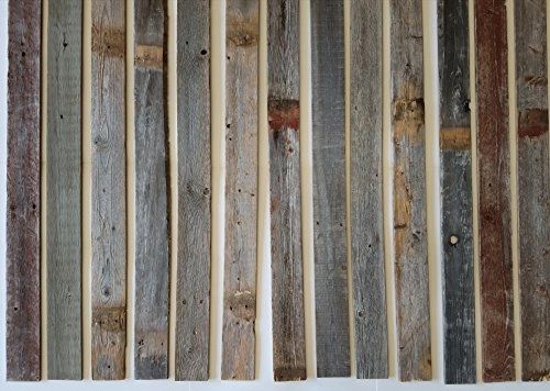 Peel and Stick Rustic Reclaimed Barn Wood Paneling Real Wood Rustic Wall Planks 