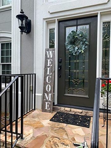 Welcome Sign for Front Porch Made with Real Rustic Reclaimed Wood