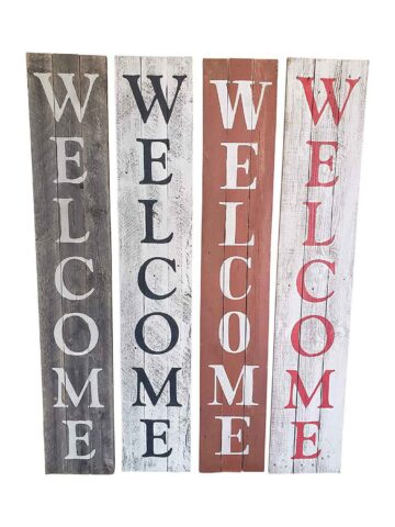 All Colors Welcome Sign