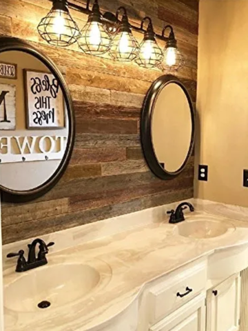 Peel & Stick Rustic Reclaimed Barn Wood Paneling