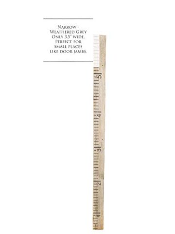 Growth Chart for Kids - Weathered Grey Narrowrey