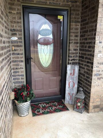 Joy Sign Board Red/White