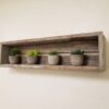 Reclaimed Wood Shadow Box with Wood Backing