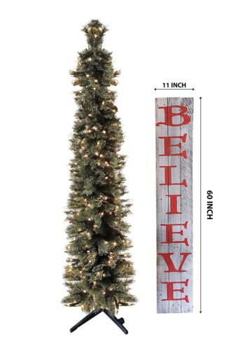 Believe Sign - 5 feet Tall - Perfect for Front Porch