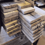 Rustic Weathered Reclaimed Wood Planks for DIY Crafts, Projects and Decor (Rustic Grey)