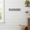 Farmhouse Sign on wall