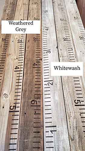 Growth Chart--- Weathered Grey - White Wash