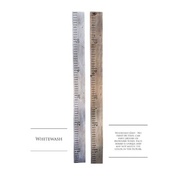 Growth Chart - Whitewash & Weathered Grey
