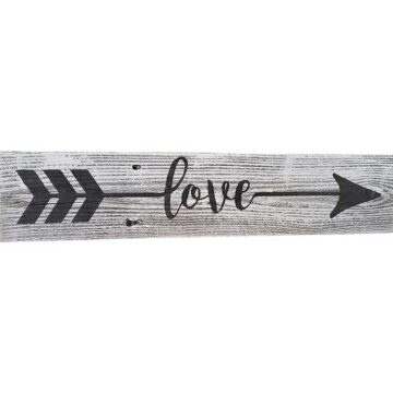 Love Arrow Sign – Rustic Farmhouse decor for Valentine’s Day