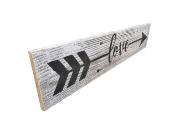 Love Sign Black White