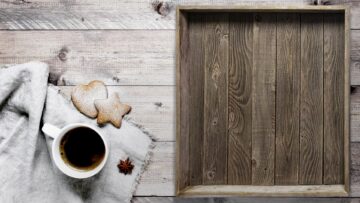 Ottoman Tray with coffee