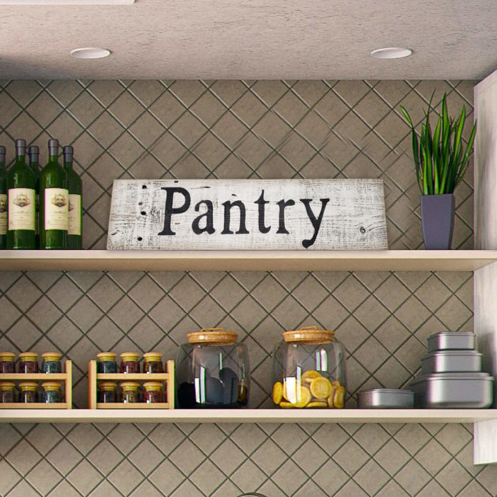 Pantry Sign Rustic Farmhouse Decor Sign 100 Reclaimed Wood