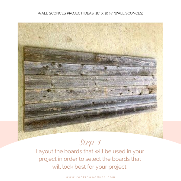 Wall Sconces Project Ideas_Step1 Wall Sconces Project Ideas_Step1