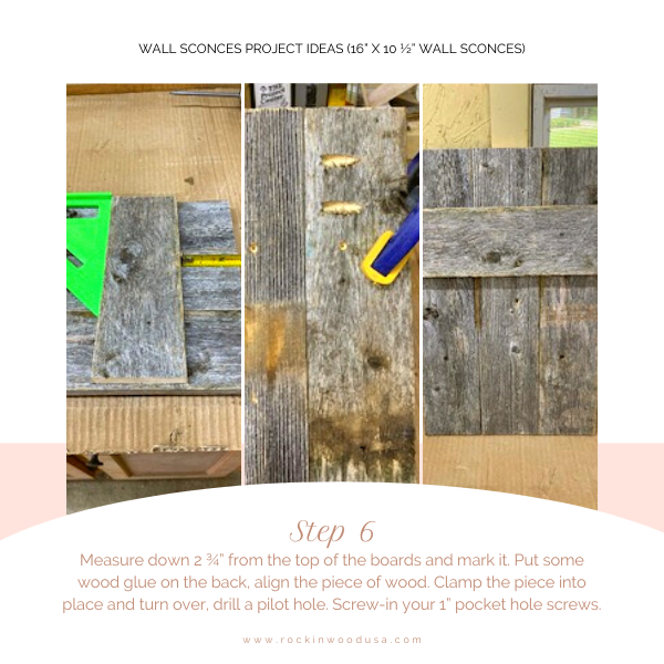 Wall Sconces Project Ideas_Step 6_1_Measure board and mark Wall Sconces Project Ideas_Step 6_1_Measure board and mark