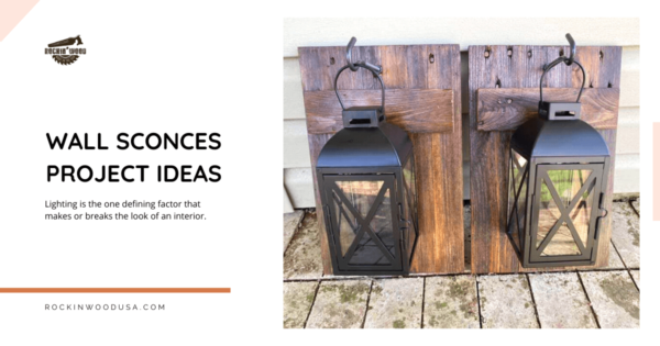 Wall sconces project ideas