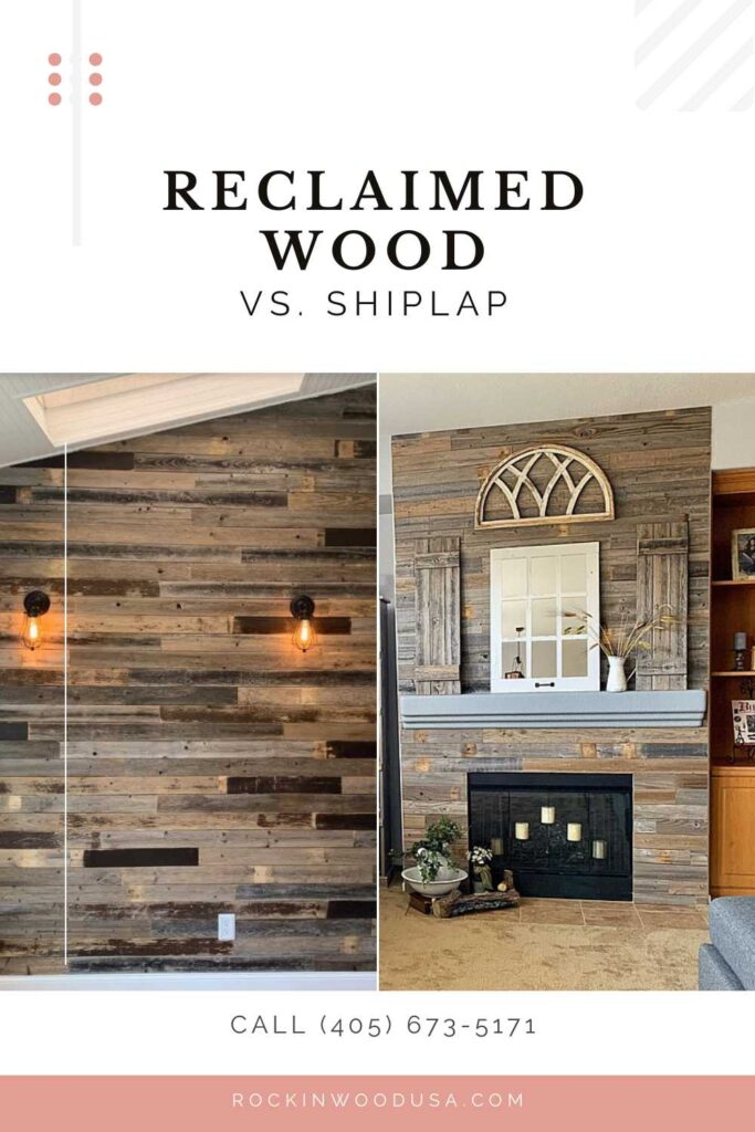 Pinterest-reclaimed wood vs shiplap Pinterest-reclaimed wood vs shiplap