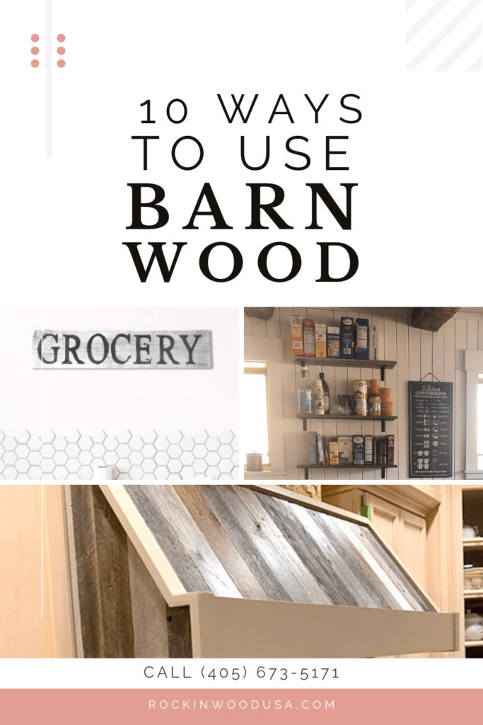 10 ways to use barn wood-Pinterest