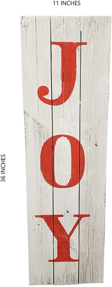 Rustic Wood Joy Sign 3