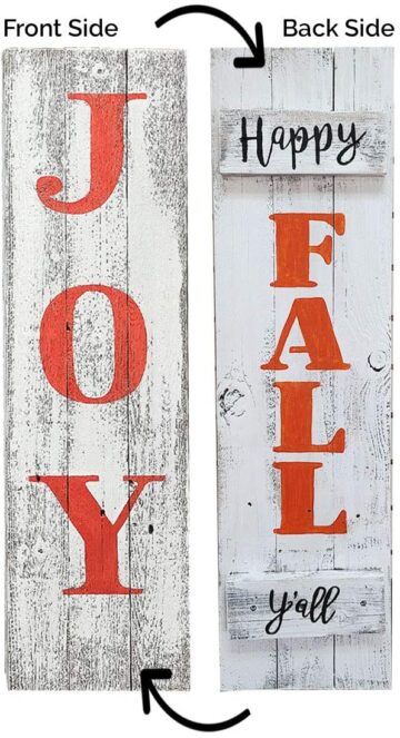 Reversible Fall sign