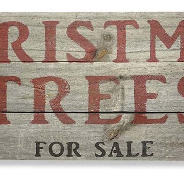 Christmas Tree for Sale Rustic Wood Sign – Fixer Upper Farmhouse Style