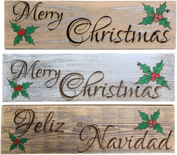 Feliz Navidad-Merry Christmas Sign