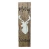 Merry Christmas deer sign Roll over image to zoom in Reindeer Merry Christmas Sign - Rustic Reclaimed Wood Weathered Grey