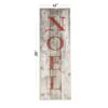 Noel Holiday Decor size