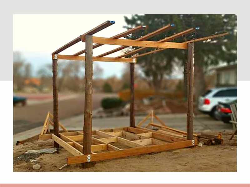 HOW TO BUILD A PERGOLA WITH RECLAIMED WOOD-step 6