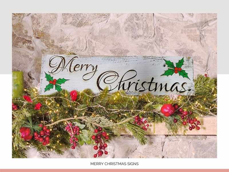 merry christmas sign