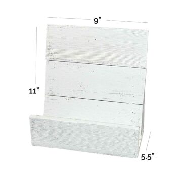 cookboook stand size white