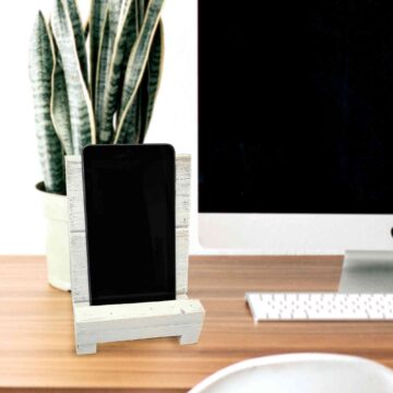 mobile stand whitewash desktop