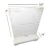 mobile stand whitewash size