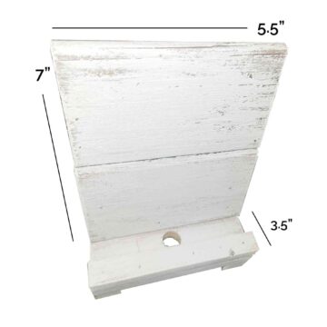 mobile stand whitewash size