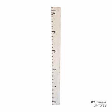 Growth Chart for Kids – Hand Painted – No Vinyl (Whitewash)