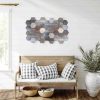 Blank hexagon planks in living room-1