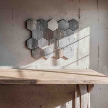 hexagon planks blank