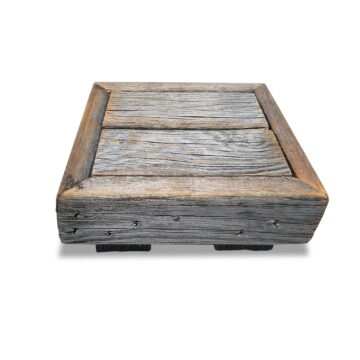 Reclaimed Wood Riser for Display