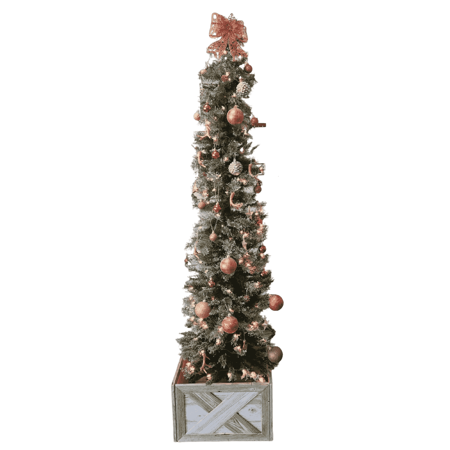 Barnwood Christmas Tree Box Tree Collar décor