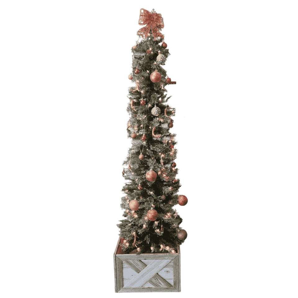 Barnwood Christmas Tree Box Tree Collar décor