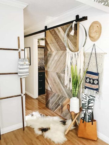 Rockin' Wood Extra Wide Real Wood Nail Up Application-1