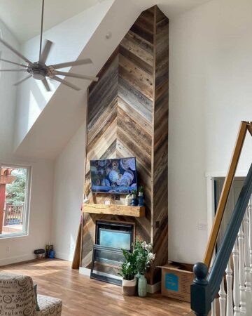 Rockin' Wood Extra Wide Real Wood Nail Up Application-3