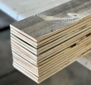 Rockin' Wood Extra Wide Real Wood Nail Up Application-7