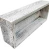 Rustic Wooden Box for Centerpiece-White1