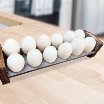 Egg Holder Tray- Countertop Stackable Egg Rack For Fresh Eggs