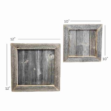 Framed blank signs size comparison