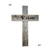 Rustic Reclaimed Wood cross_He is Risen-cross