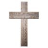 Rustic Reclaimed Wood Cross-plain