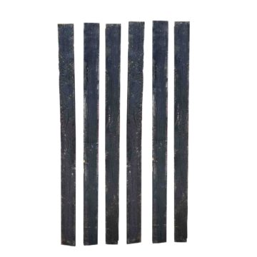 Black Wash Reclaimed Barn Wood Wall Paneling Planks for Accent Wall, Nail up Application