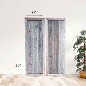 Framed blank sign at 48 inches